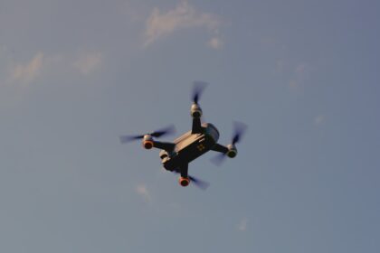 Photo frequency hopping drones