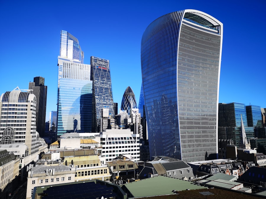 Photo British financial architecture