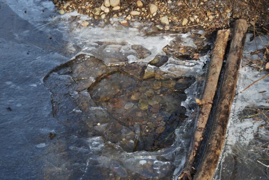 Photo camp century toxic waste thawing