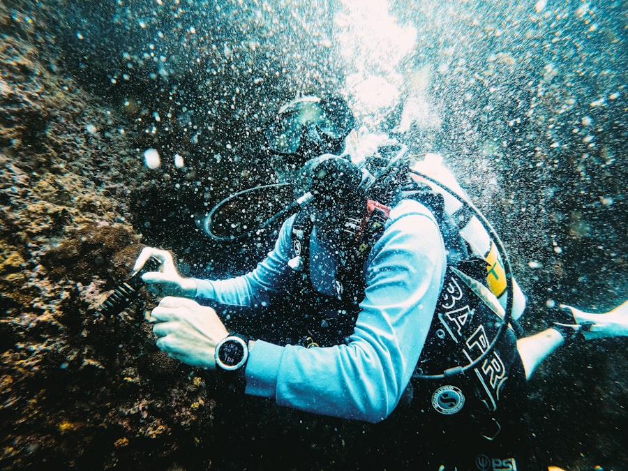 Photo underwater cable protection