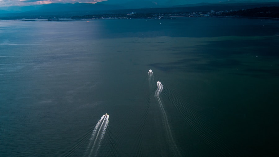 Photo shipping lanes