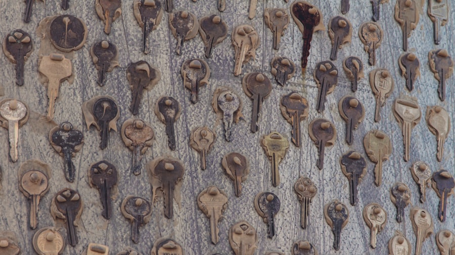 Photo communication encryption keys