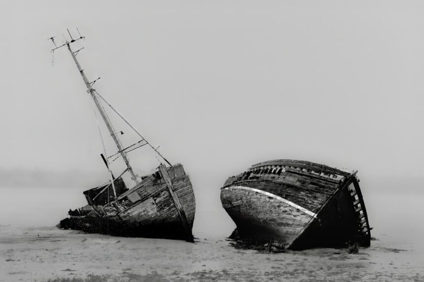 Photo K-129 sinking