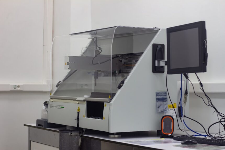 Photo spectrometer assay