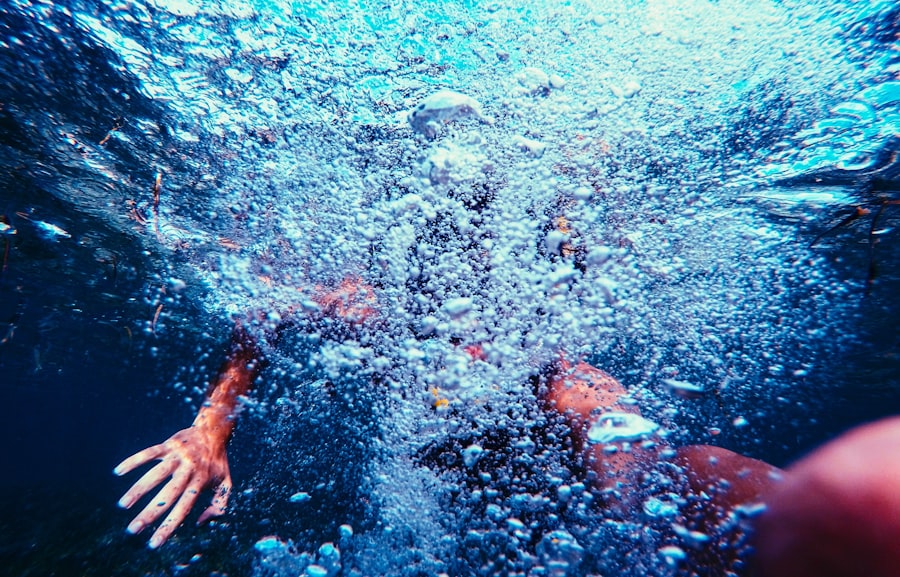 Photo underwater race