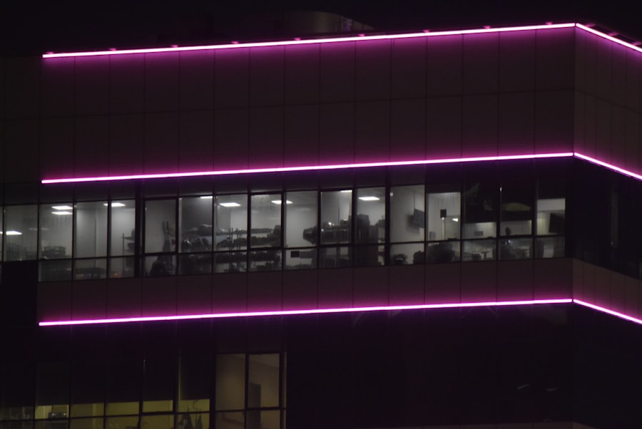 fake warehouse glows