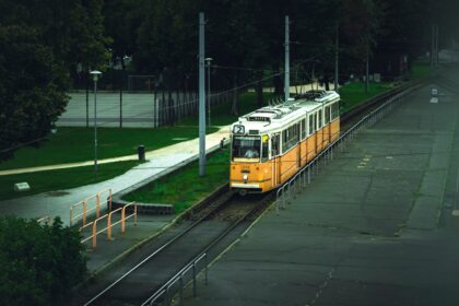 Photo fake tram lines