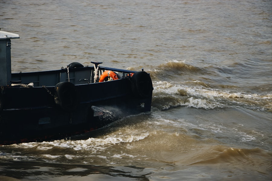 Photo tugboat escort