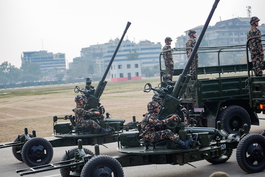 anti aircraft guns