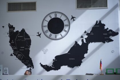 Photo official wording diplomatic map