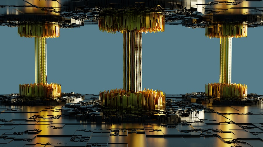 Photo gold arms pipeline