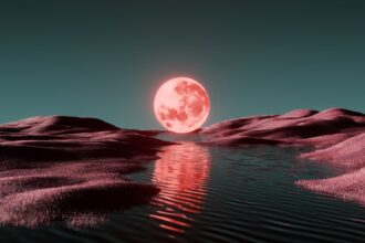 Photo psychic saw aliens on the Moon