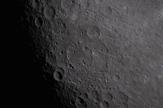 Photo remote viewing lunar surface
