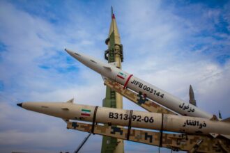 Photo missiles Iran war