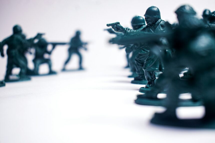 Photo inflatable army