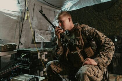 Photo military communications