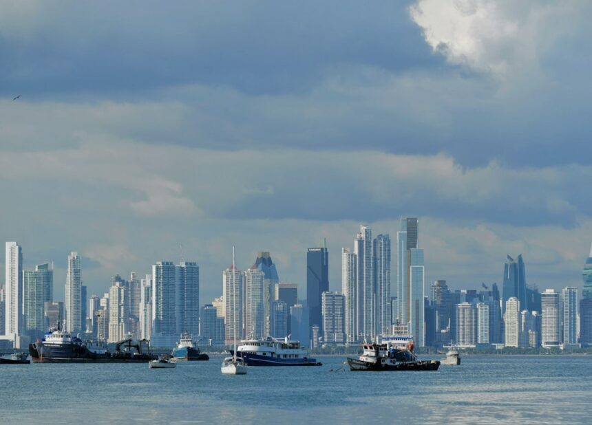 Photo bomb Panama Canal
