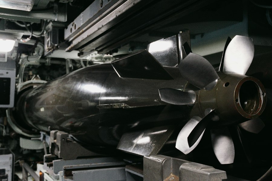 Photo submarine fittings