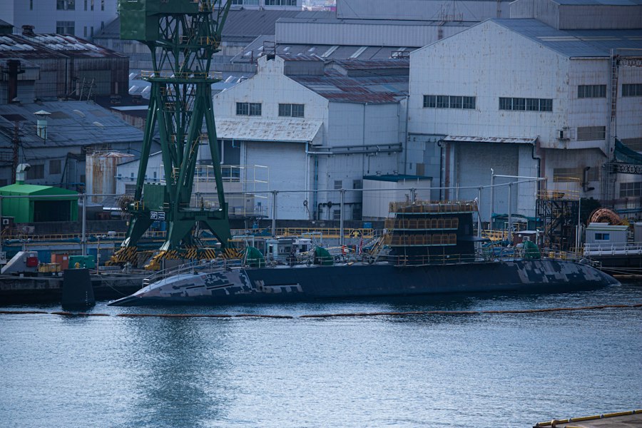 Photo submarine K-162
