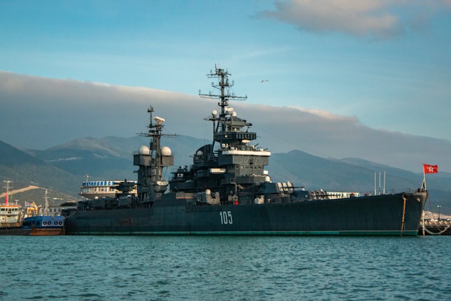 Photo Soviet Caspian Flotilla military ships