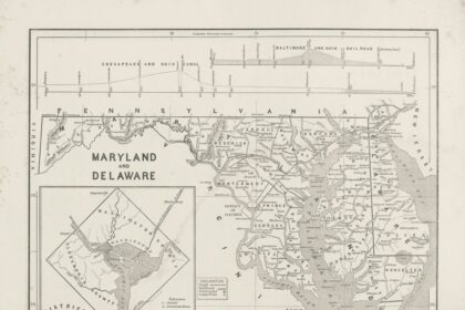 Photo Smithsonian Army Map Service tracking maps