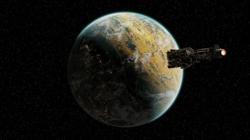 Photo space warfare history concept development