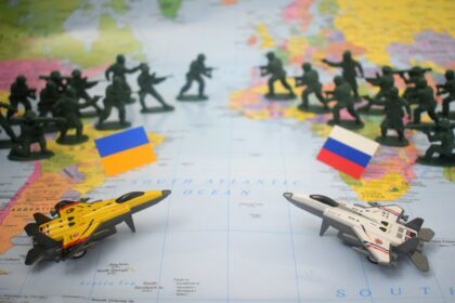 Photo Cold War space race map
