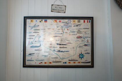 Photo Farnfield submarine route prediction map