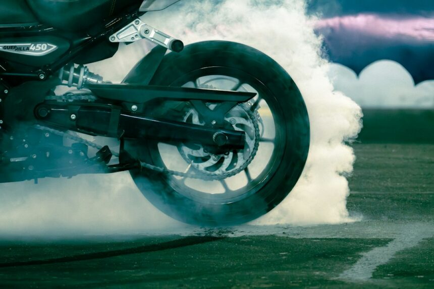 Photo rocket assisted braking mechanism
