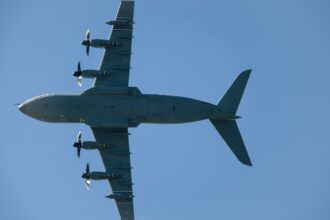 Photo heavy transport aircraft rocket test