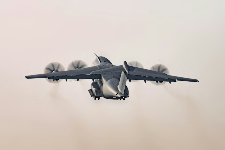 heavy transport aircraft rocket test