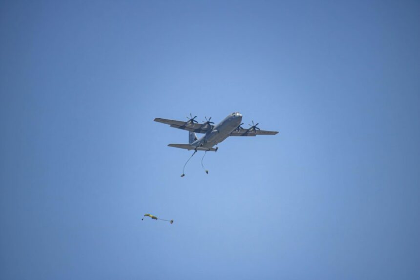Photo C-130 rocket test flight experimental