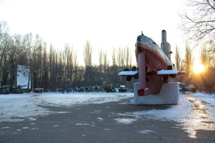 Photo Soviet submarine periscope depth