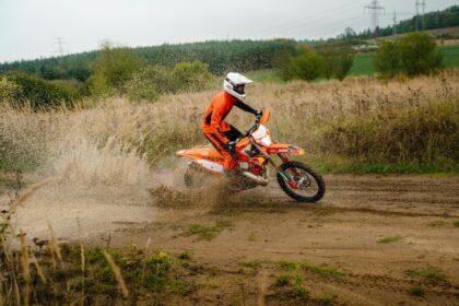 Photo KTM XCF 130H sport crash