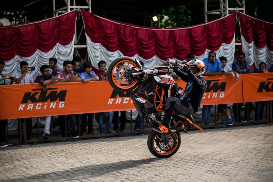 Photo KTM XCF 130H sport crash