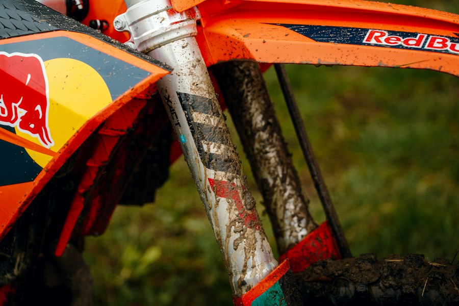 KTM XCF 130H sport crash