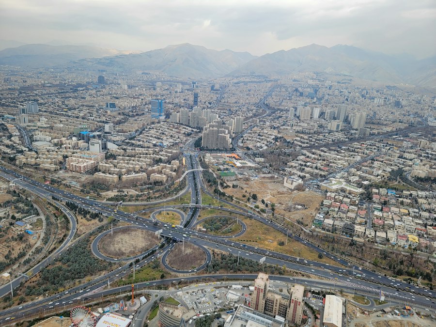 Tehran stadium C-130 landing plan