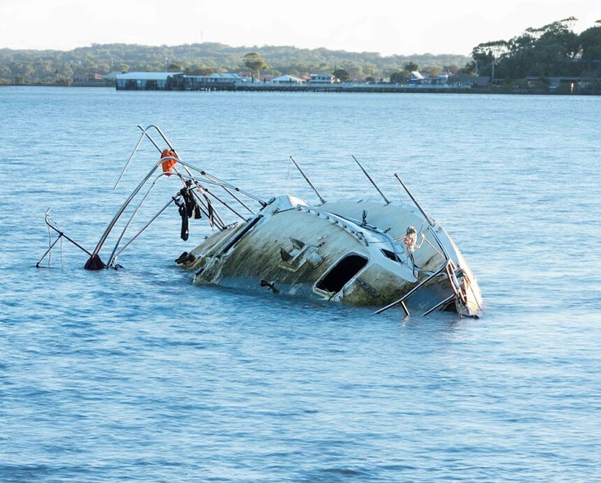Photo K-22 submarine collision damage