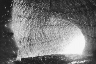 Photo Soviet propaganda tunnel excavation