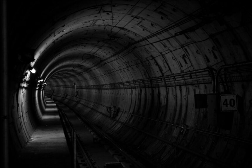 Photo Cold War espionage tunnel