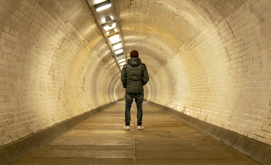 Photo Cold War espionage tunnel
