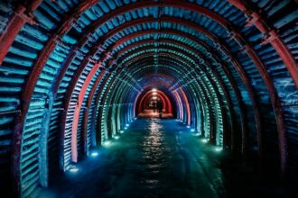 Photo Soviet staged tunnel discovery Cold War