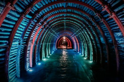 Photo Soviet staged tunnel discovery Cold War